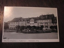Frankenhausen a. Kyffh. 2 alte Ak, A.H. Platz Kräme m. Friseur Köhleru.H. Finsci