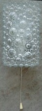 Dekorative stylische Wandleuchte Bubble Glas, Wandlampe, Midcentury, Zugschalter