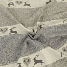 Stoff Meterware Hirschen