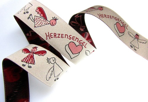 Webband weihnachten engel - 1m,