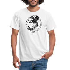 Deutsch Kurzhaar Jagdhunde Portrait Hund Männer T-Shirt