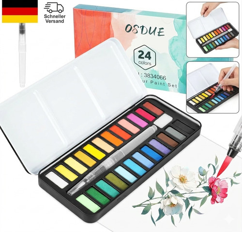 Osdue aquarellfarben set - osdue, 24