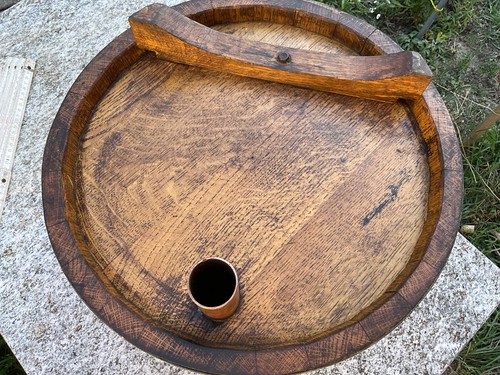 Weintrichter aus holz für - weintrichter,