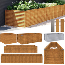 Cortenstahl Hochbeet Gemüsebeet Kräuterbeet Pflanzbeet Frühbeet Metal Blumenbeet