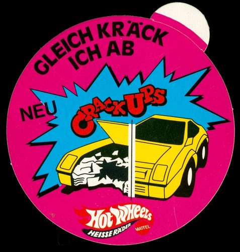 Werbe aufkleber hot - hot, wheels