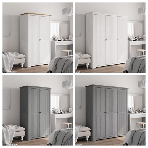 Kleiderschrank bodo massivholz - kleiderschrank,