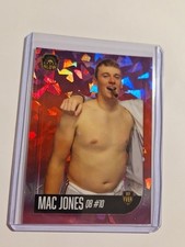 Mac Jones 1/1 One Of One Rookie 2021 Super Glow Shirtless Cigar Cracked Ice RC