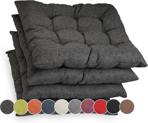 4er set stuhlkissen mit - set,
