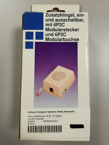 Helos zusatzklingel mit - 6p, 2c