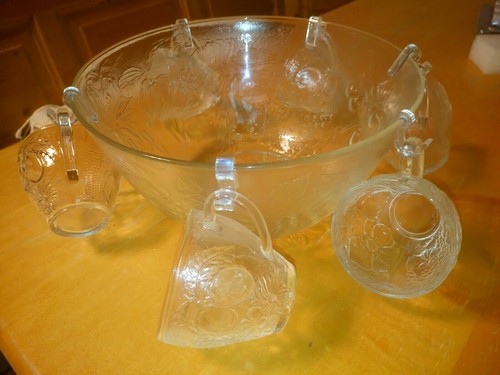 Bowle service aus glas - aus,