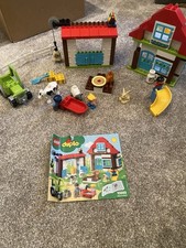 LEGO Duplo Bauernhof 10869 + Traktor, Hund Pflanzen