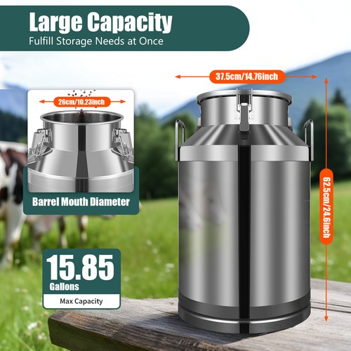 60l edelstahl milchkanne milch - 60l,