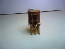 H0 1/87 Fertigmodell 30'er Jahre Kleinbahnhof Wasserturm