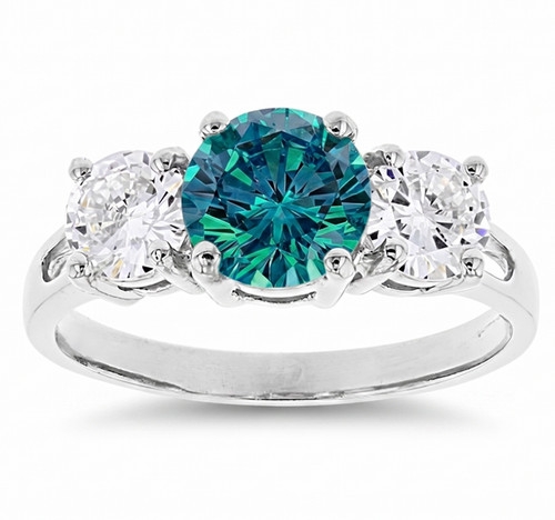Natur teal sapphire - teal,