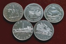 5 x 1 Canada Dollar Silber