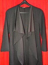 Damen Longblazer Gr. M, Marke SHELN, Wasserfall-Kragen, Jersey, schwarz, TOP!!
