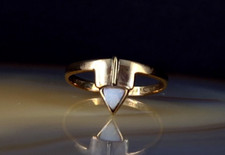 Opal Ring 333 Gold 18,0 mm - elegant & außergewöhnlich