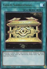 YuGiOh Gold-Sarkophag (V.2) RA02-DE052 Ultra Rare Deutsch Neu 1st