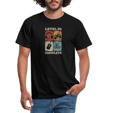 30. Geburtstag Level Complete Geschenk Männer T-Shirt
