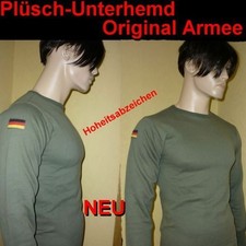 1Armee Plüsch-Unterhemd Qualität Neuware 5 / 48-50/M mit Hoheitsabzeichen