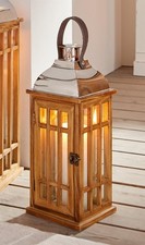 Holz Laterne Kerzenhalter 40