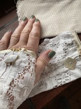 Hochzeits Set Braut :Clutch Stulpen Ibory