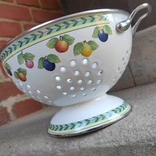VILLEROY & BOCH *French Garden* Sieb Seiher Küchensieb Metall Nudelsieb Emaille