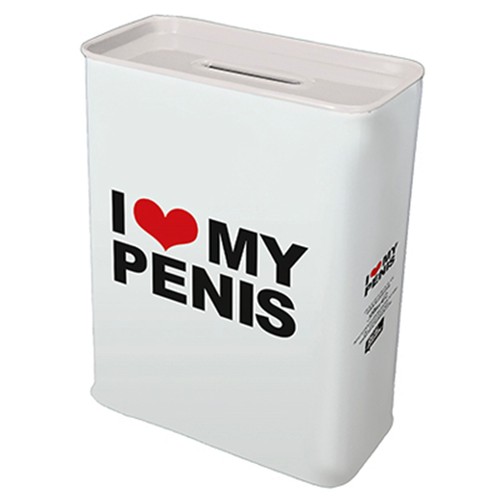 Blechspardose love penis - my,