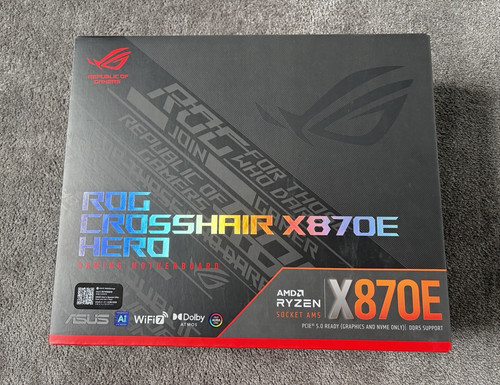 Asus rog crosshair - x870e, hero