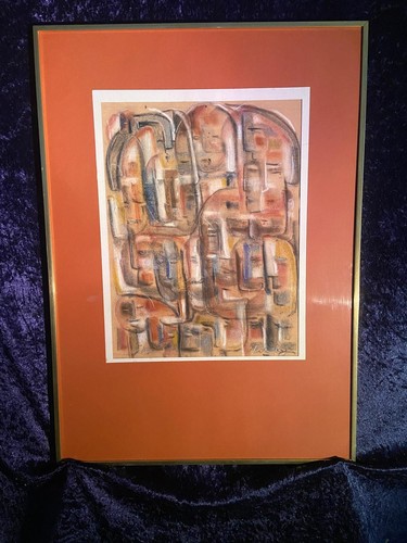 Abstraktes kunstbild mit - abstraktes,