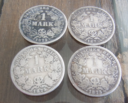 Silber münzen mark - münzen,4, 1875