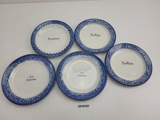 5x Teller Keramik Spruch "Aus