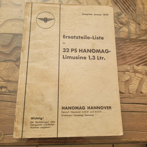 Hanomag ersatzteile katerlog - hanomag,