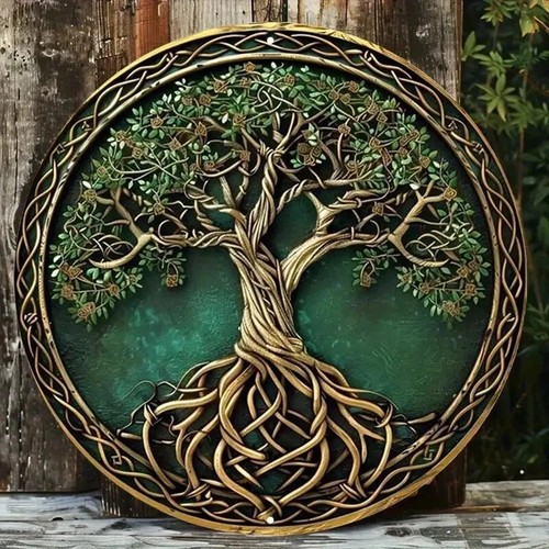 Lebensbaum grün holz - lebensbaum,
