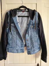 Kurz jeansjacke mit - jeansjacke,