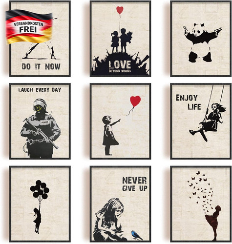 Infunly 9er set banksy - infunly,