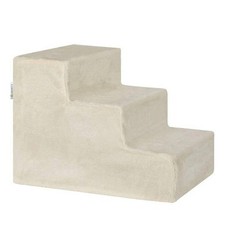 Hundetreppe Haustiertreppe Katzentreppe 3 Stufen für Haustiere Beige B-WARE