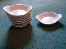 SET 12 Miniatur Keramik Crème-Brûlée/Fingerfood Schälchen Ø7cm, Höhe 1,6 cm