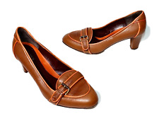 HUGO BOSS DAMENSCHUHE PUMPS BUSINESS COGNAC WOMAN SHOES CHAUSSURES 36 # 8-1 #