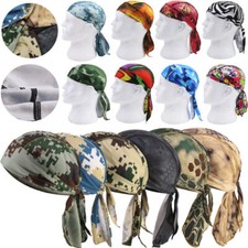 Durag Du-rag Headwear Head Wrap Skull Caps Doo Rag Bandana Headband Beanie Hat R