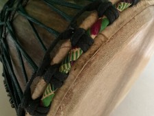 Djembe aus Mali mit Tasche