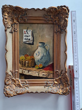 Gemälde Öl auf Karton 