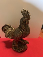 Hahn Gusseisen Deko Figur Tierfigur Garten Deko Figur