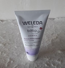Weleda  Baby Derma Gesichtscreme  Weisse  Malve   •  50 ml  •  geöffnet