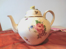 Hutschenreuther DRESDEN Moritzburg Goldr. Teekanne mit seltenem Original- Deckel