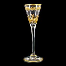 Likörglas  mit vergoldeten