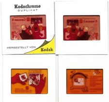 3 x FARB DIA KODAK WERBUNG