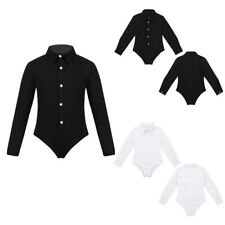Kinder Jungen Strampler Geburtstag Tanztrikot Fotoshooting Bodysuit Revers Jazz