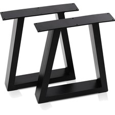 Tischkufen Metall Schwarz