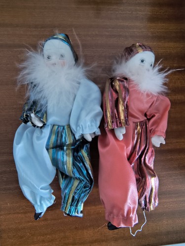 Harlekin paar sammlerpuppe - paar,